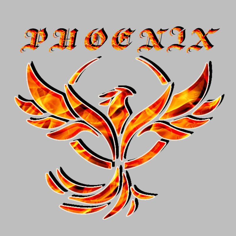 Flaming Phoenix in flames