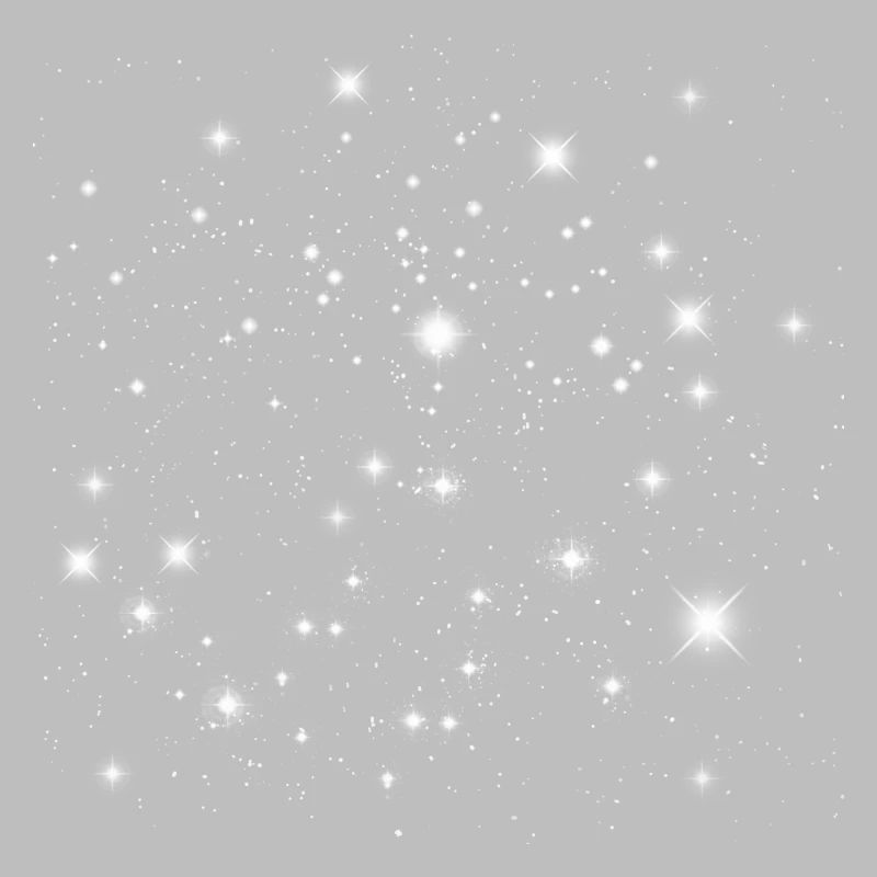 Étoiles dans l'espace