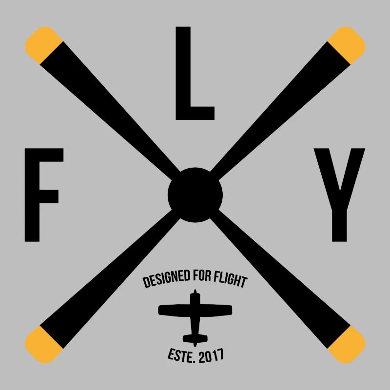 Designed for flight Geschenk Flugzeug Copilot