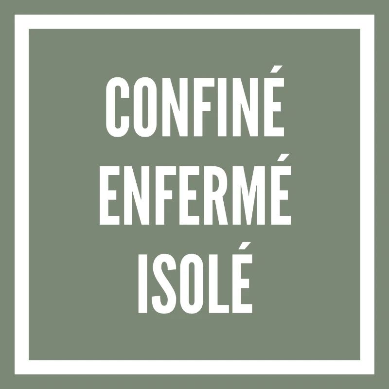 Eingeschlossen Eingesperrt Isolierte (weiß)
