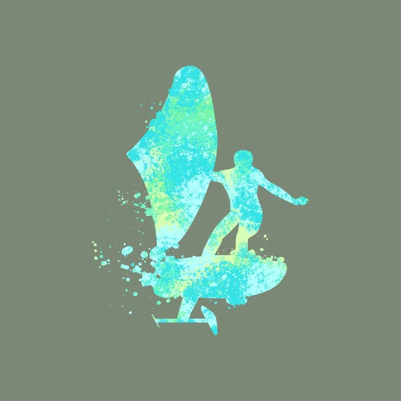 Double Exposure Wing Foiling Hydrofoiling Geschenk