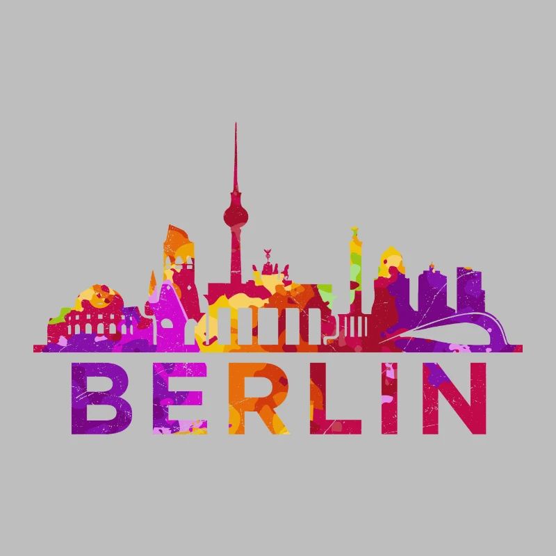 Berlin Skyline Impression Souvenir Gift Idea