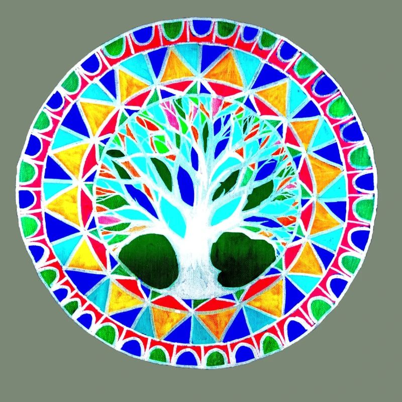 graphic tree pattern