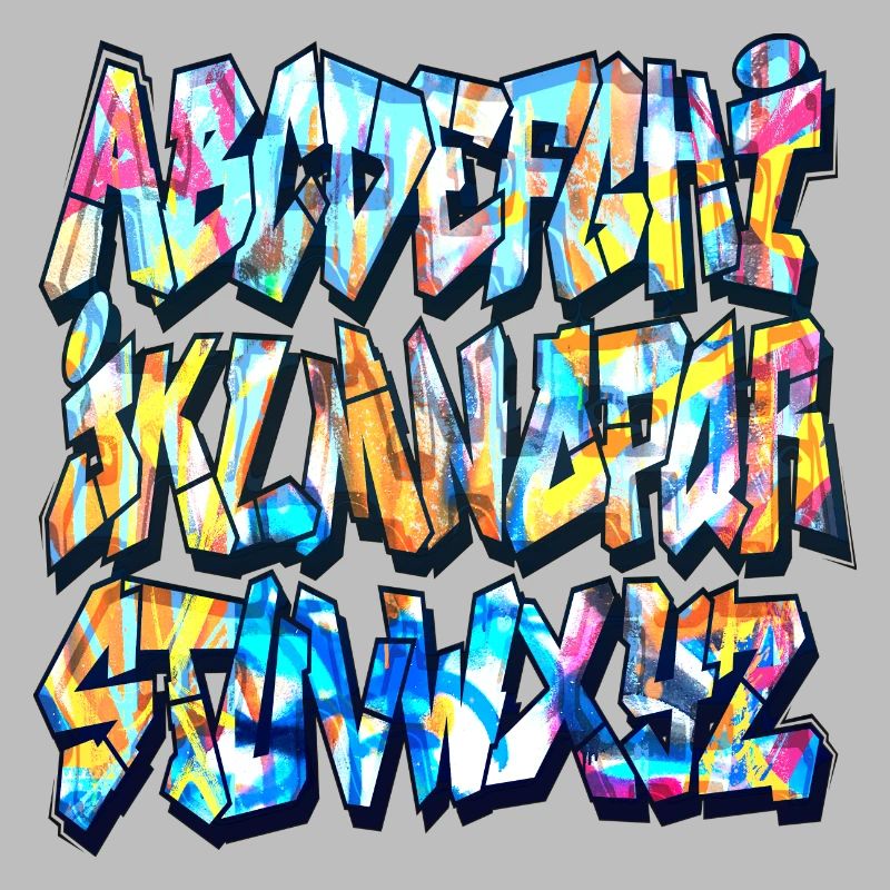 Graffiti alphabet