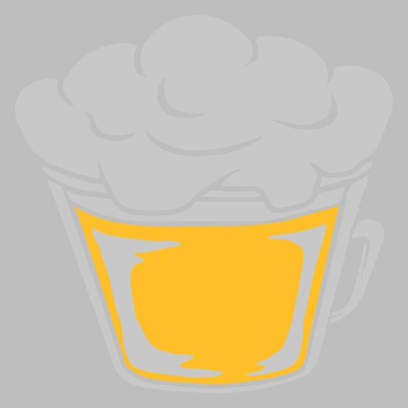 Vue de dessus de la bière d’en haut