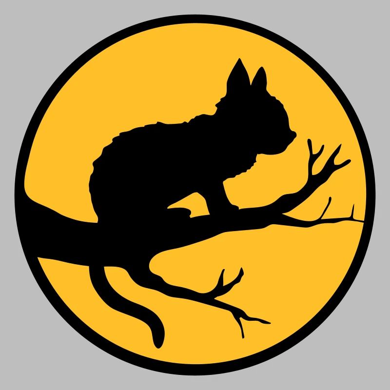 Arbre de lune de chat noir