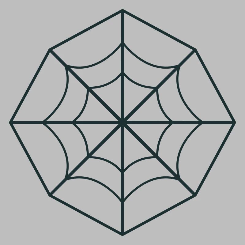 irregular spider web