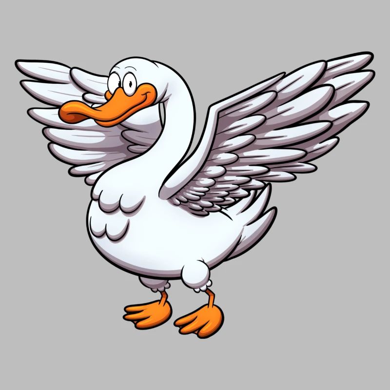 Ailes déployées d’oie