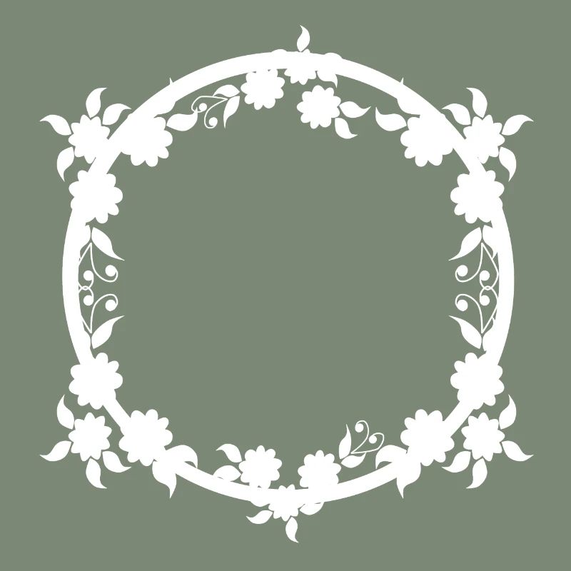 Ornaments Circular frame Basic text