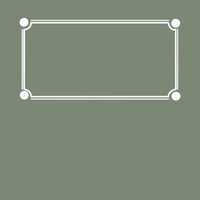 Simple Frame Rectangular Shape Decoration