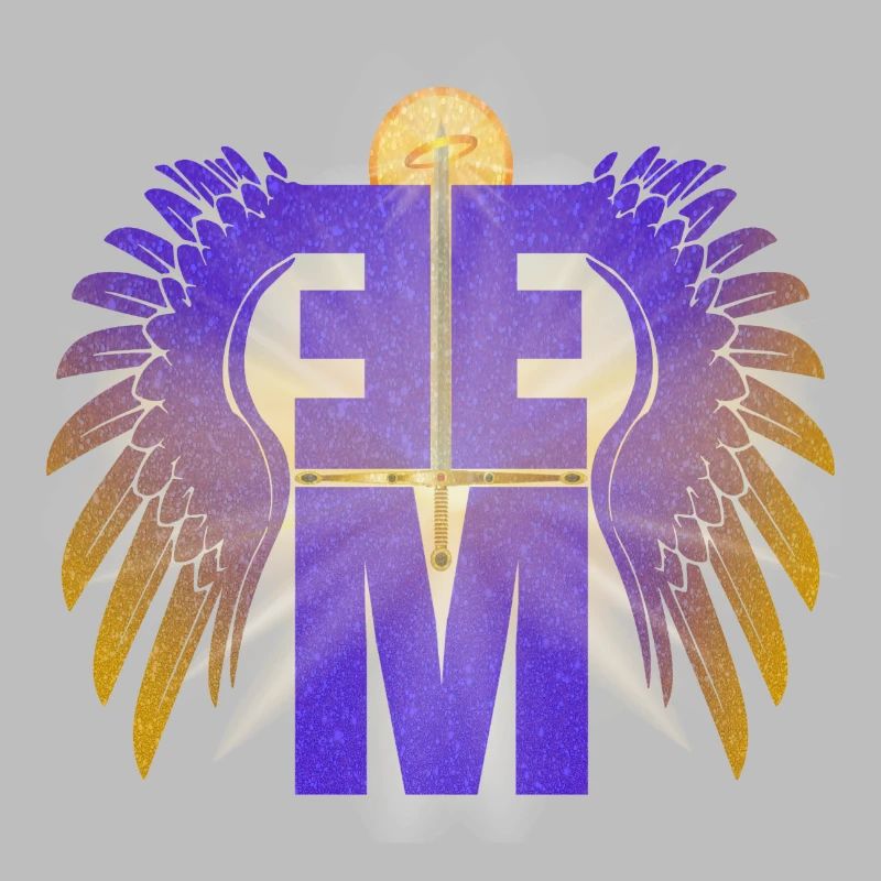 EEM = Archange Michel avec épée et ailes