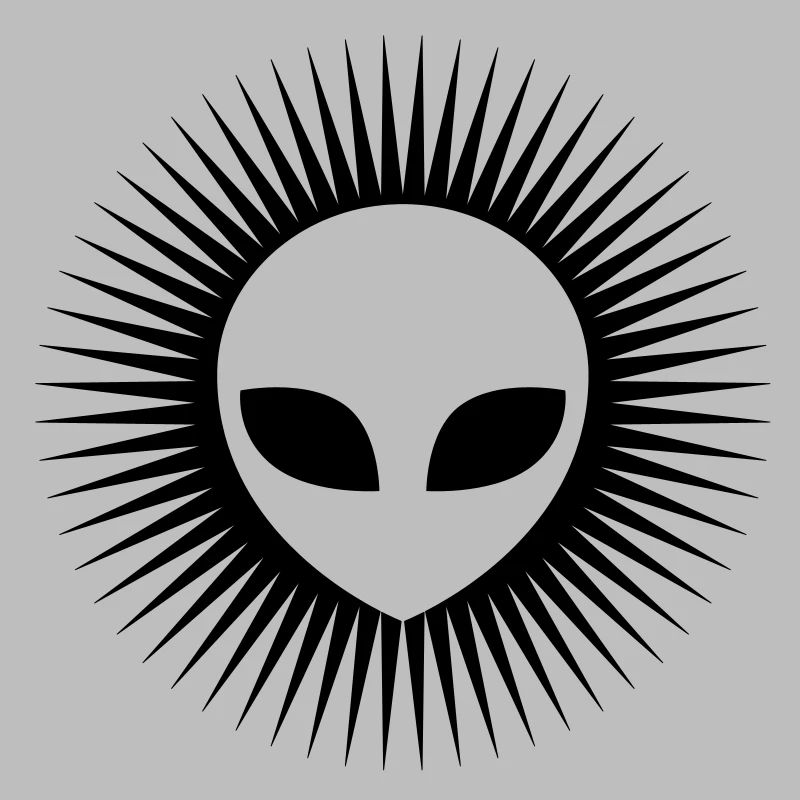Alien Head Cool Logo