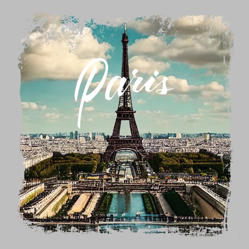 Paris Tour Eiffel style décontracté