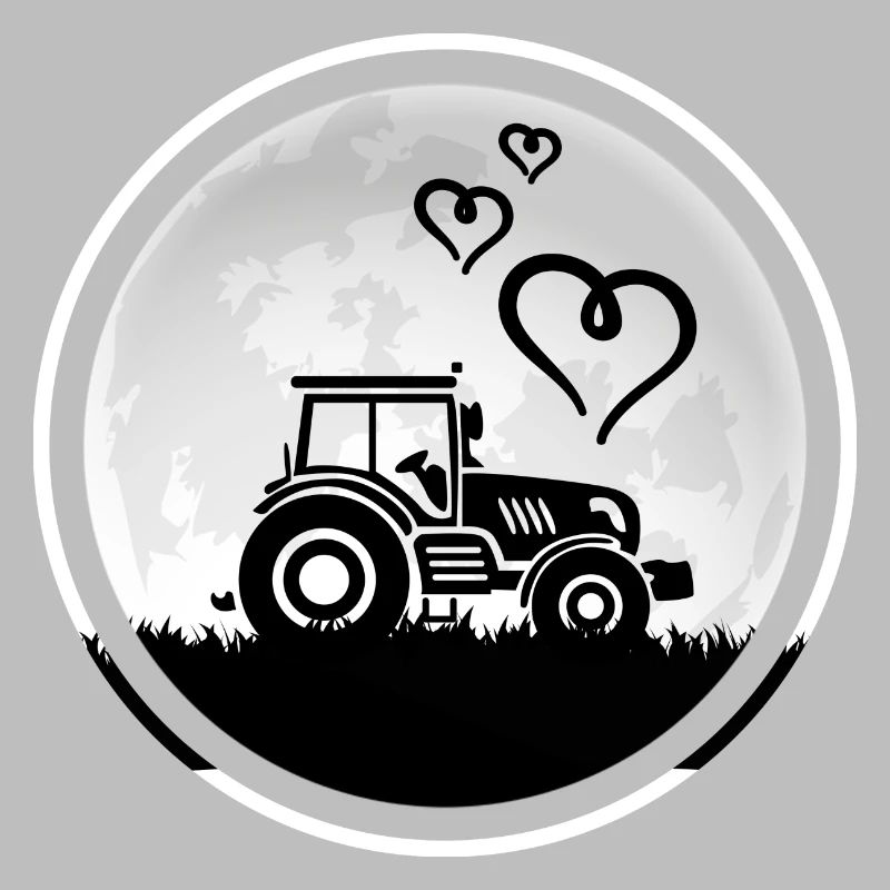 Traktor Traktorfahrer Schlepper "Traktor-Liebe"