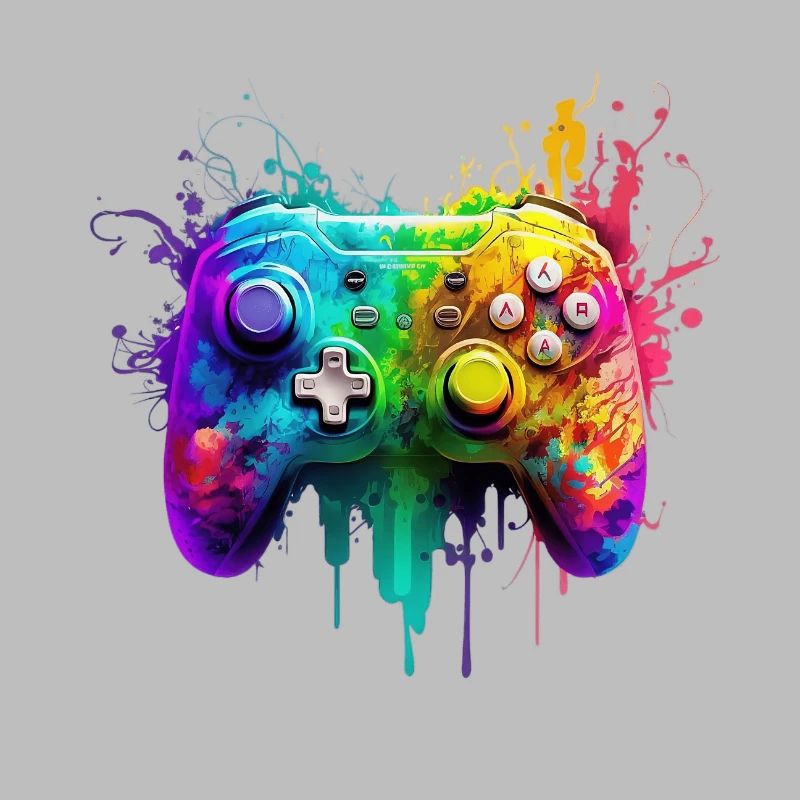Neon Gaming Controller / Kontroller