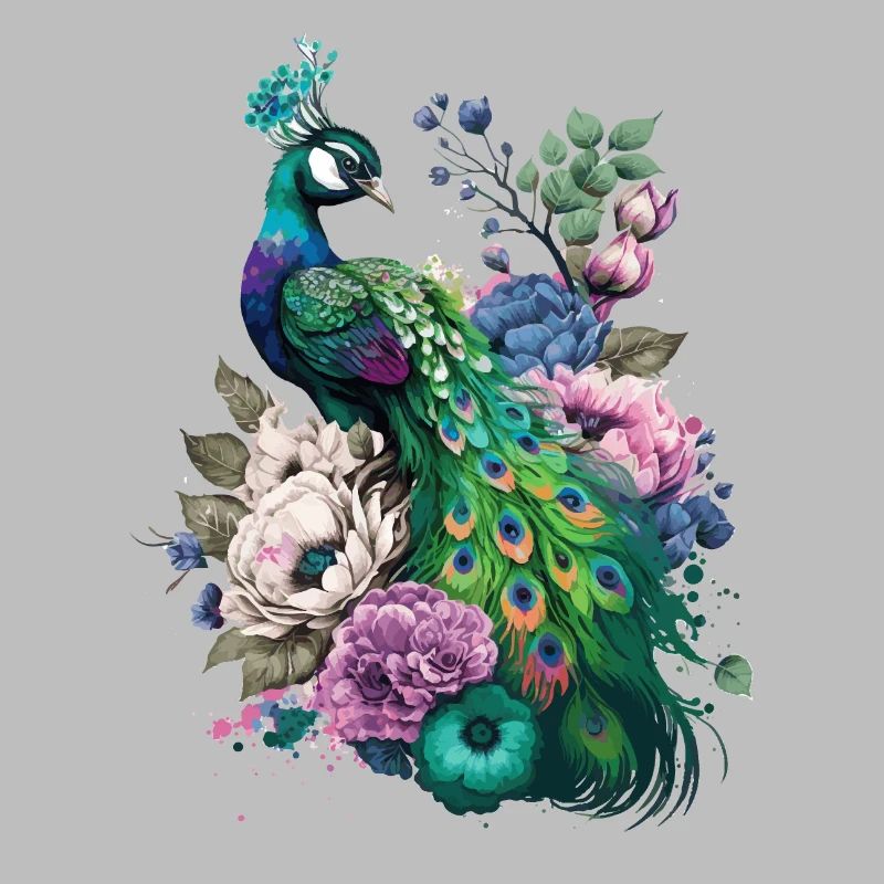 Wunderschöner Pfau Geschenk