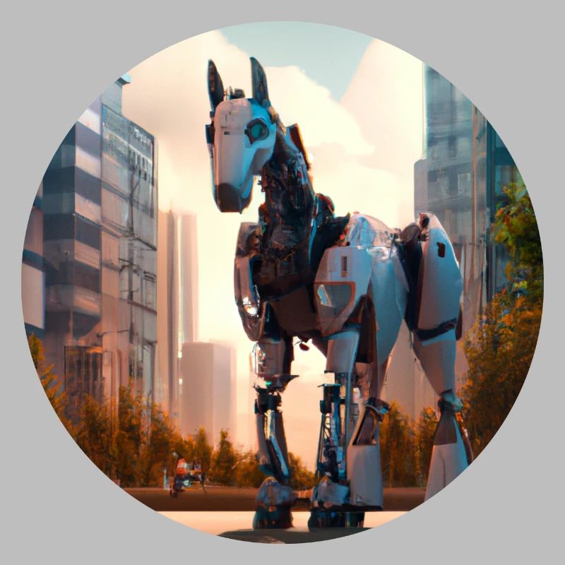 Roboter-Pferd