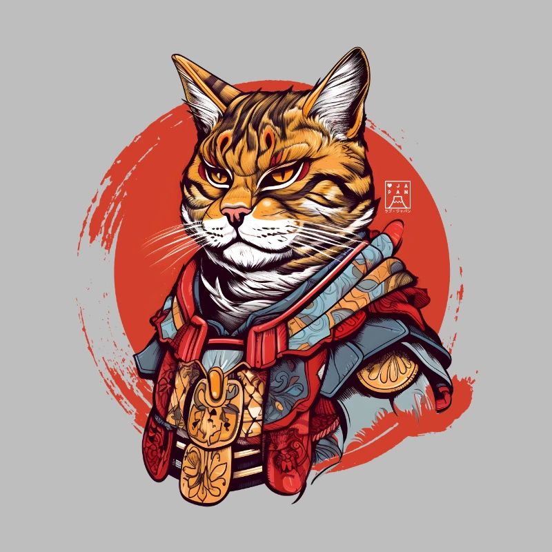 Chat samouraï