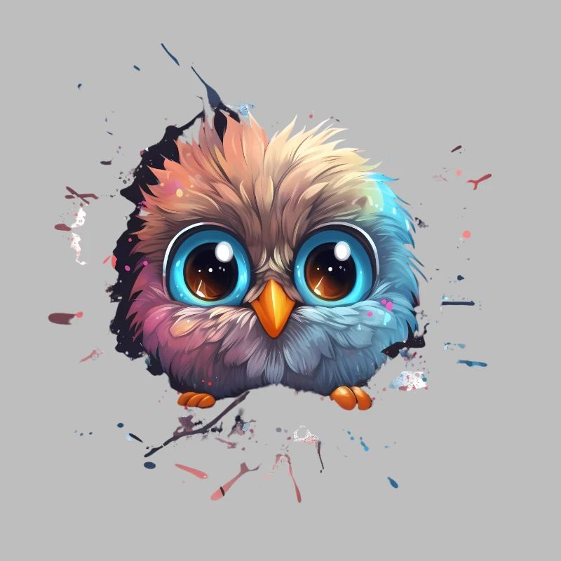 Niedliche Wachsame Eule | Nachtschwärmer Eule