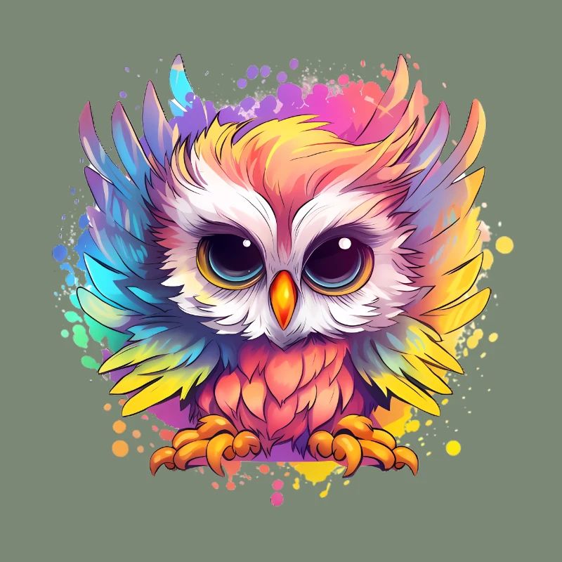 Niedliche Wachsame Eule | Nachtschwärmer Eule