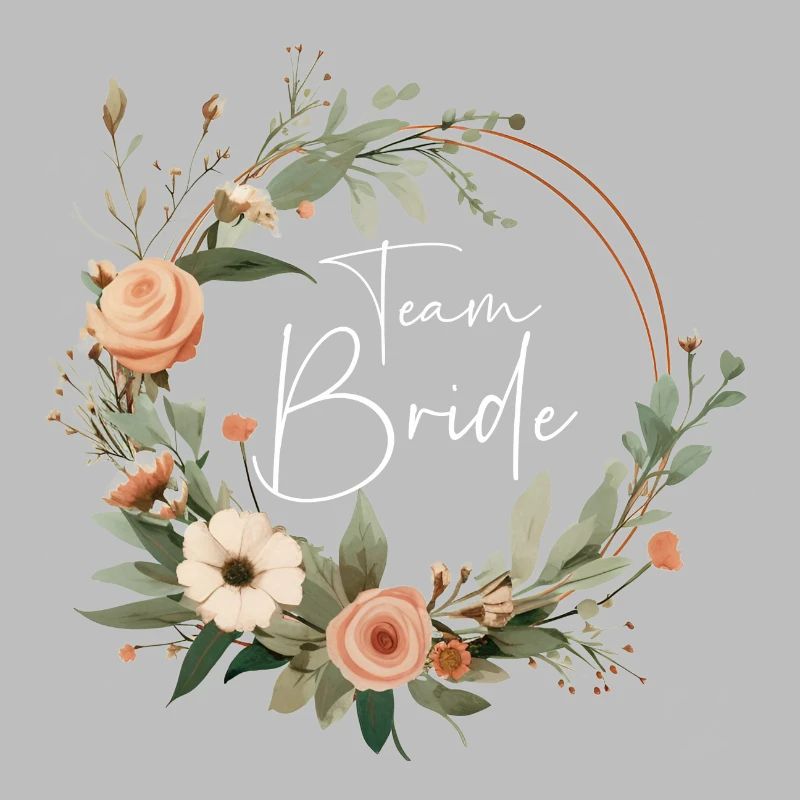 Couronne de fleurs de l’équipe Bride