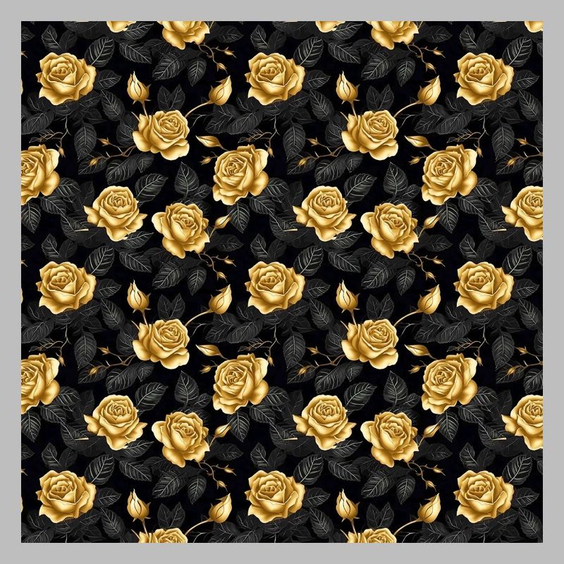 Roses Seamless Pattern Beautiful Elegant Aesthetic