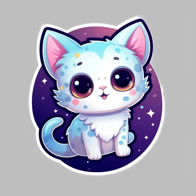 « Cosmic Kitty: Adorable Space Float »