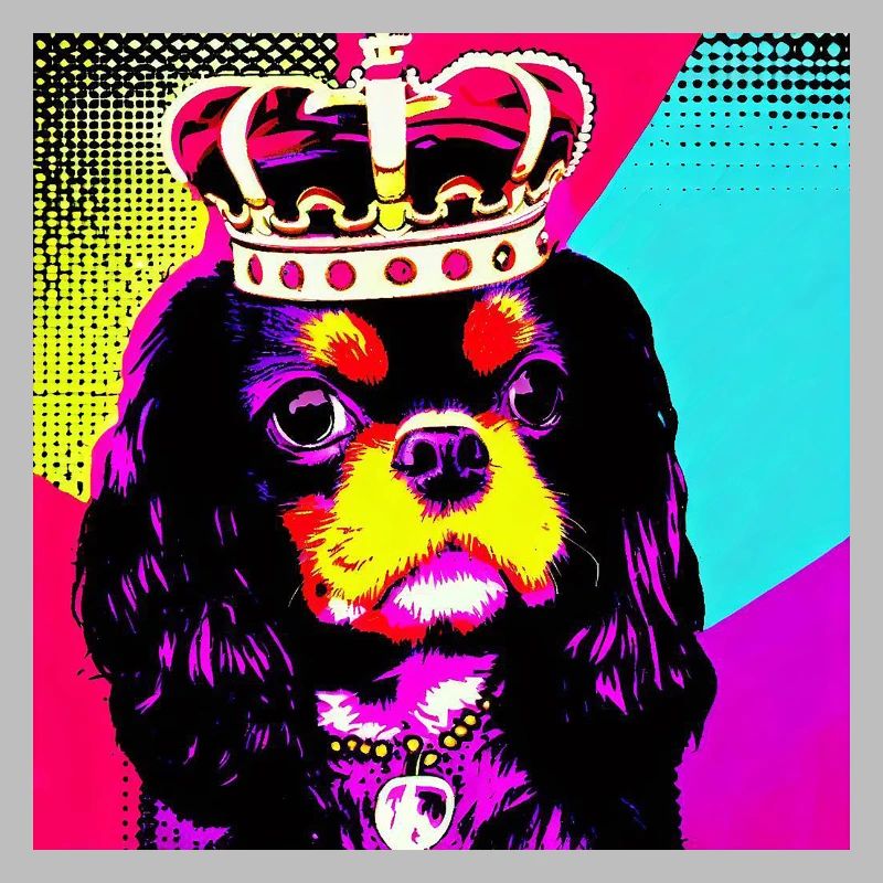 Cavalier King Charles Spaniel Pop Art