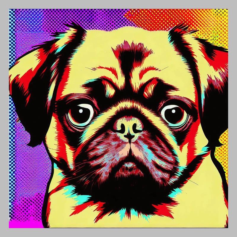 Mops Pop Art