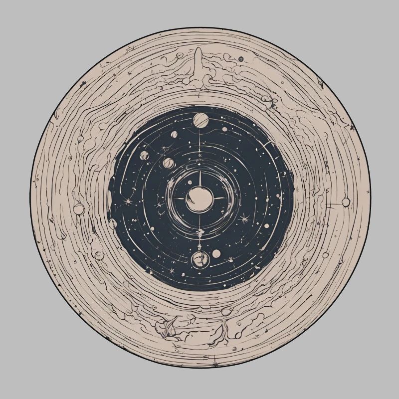 Abstrait Système solaire / Planètes / Univers