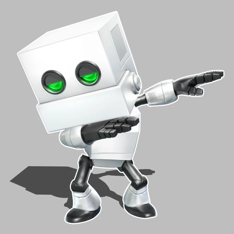 Dabbing Chibi Robot
