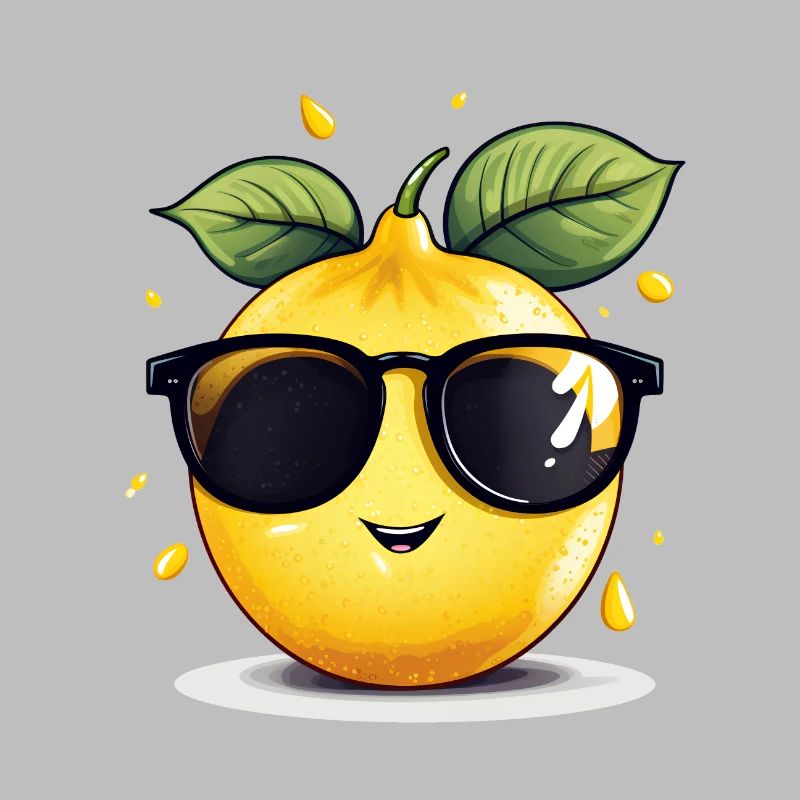 Un citron décontracté