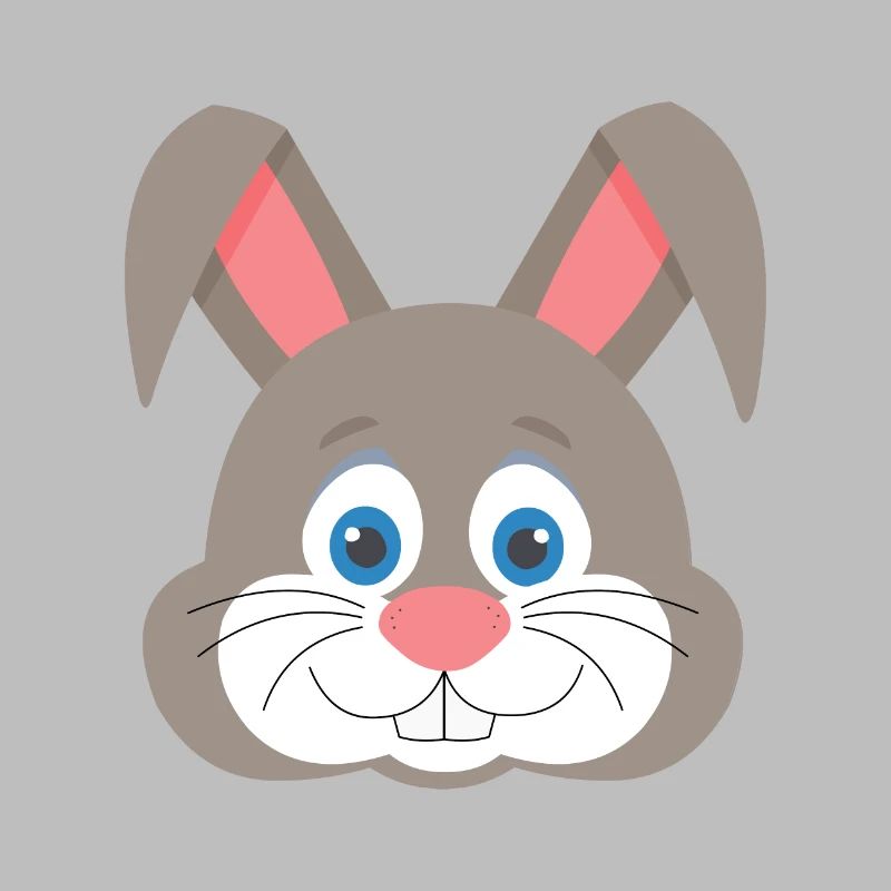 Mignon visage de lapin