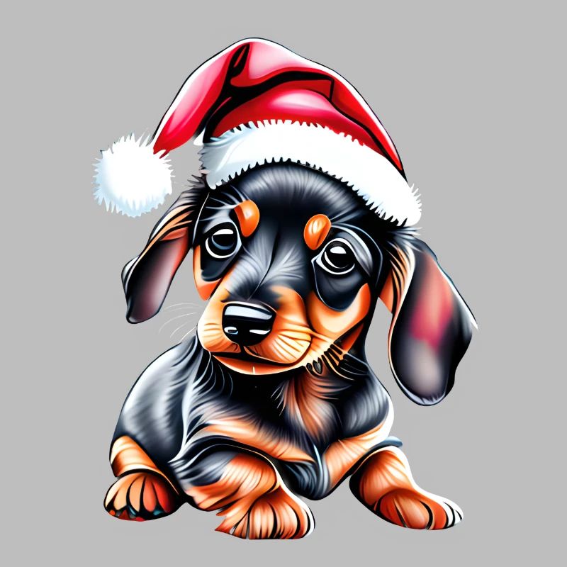 Teckel chiot Noël Teckel chien de Noël