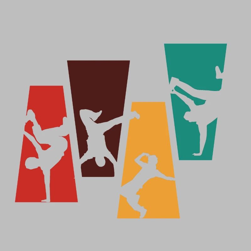 Vintage Retro Breakdance Geschenkidee
