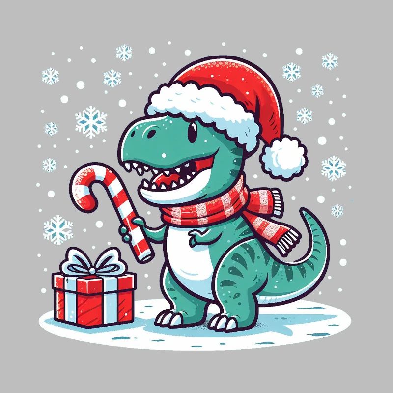 T-Rex de Noël