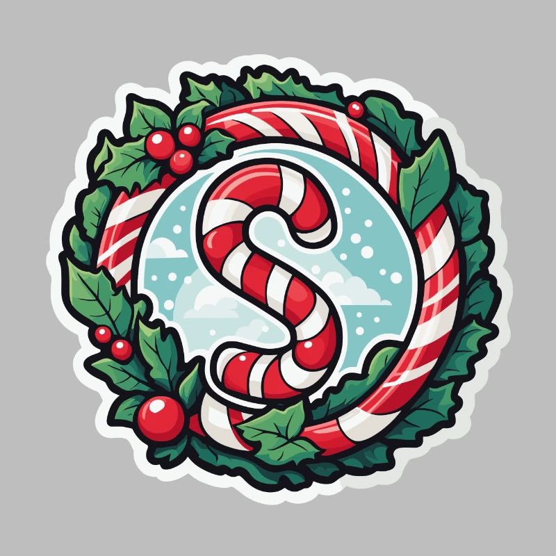 Dessin de Noël Candy Cane