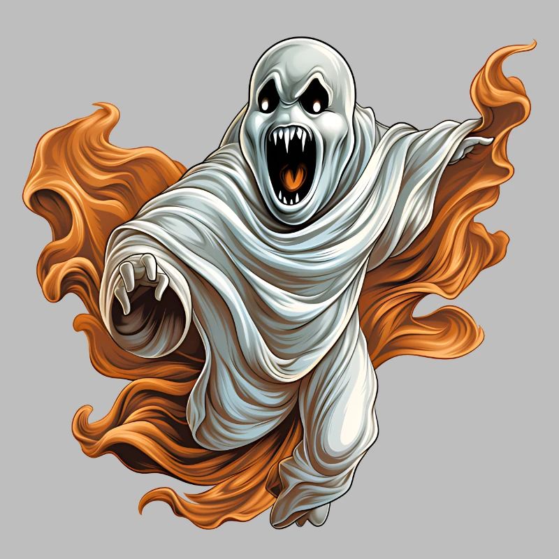 Eerily beautiful ghost