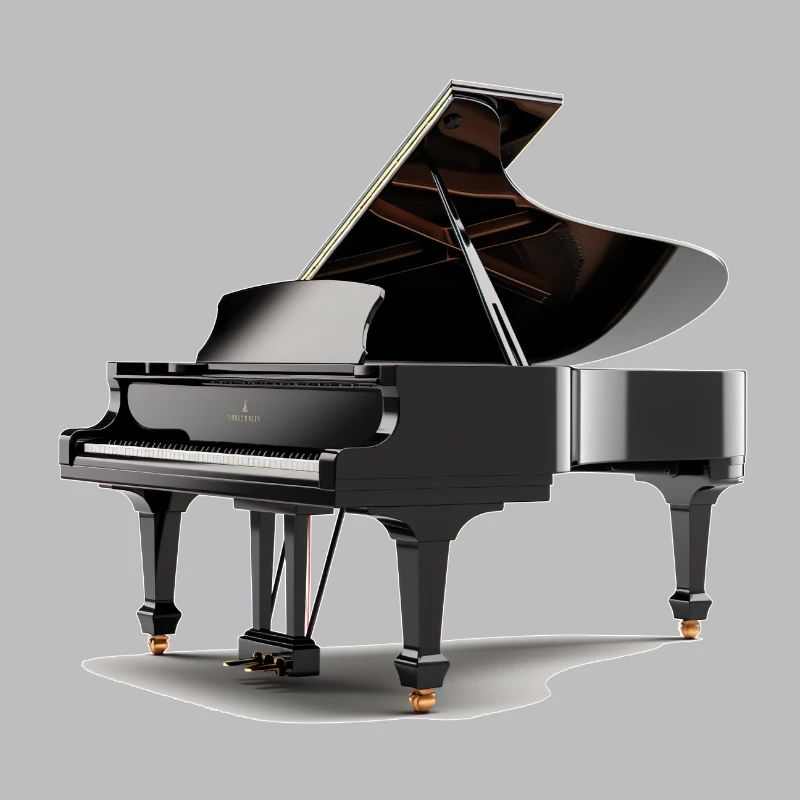 Le piano à queue a une large gamme de sonorités