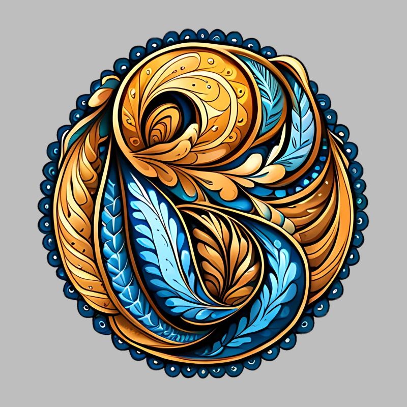 Paisley Pattern Mandala