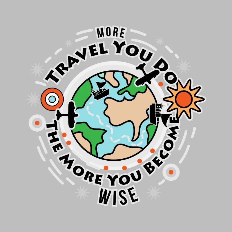 Plus vous voyagez, plus vous devenez sage citation