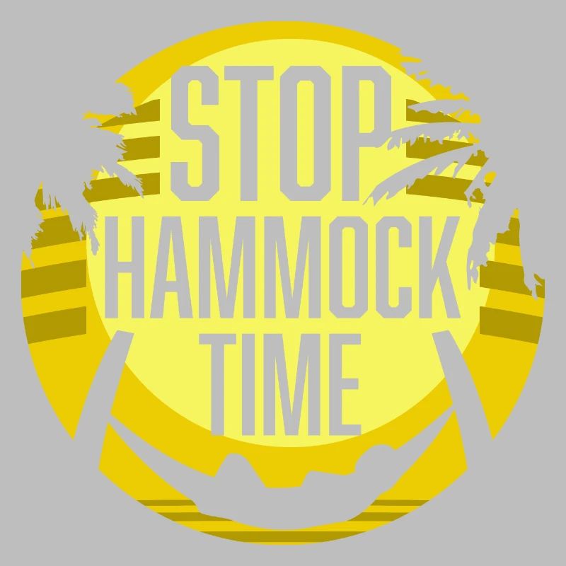 Funny Stop Hammock Time Relaxing Sleeping Camping