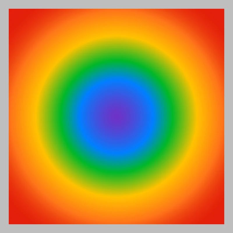 Rainbow Circle Gradient Colors Pride Merch