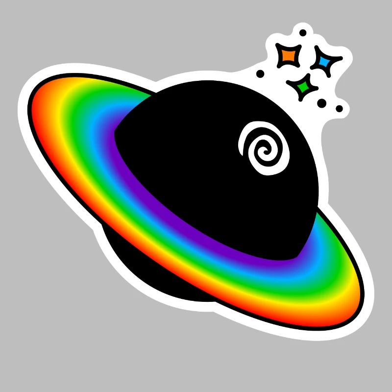 Regenbogen Planet : Sticky Queer Pride
