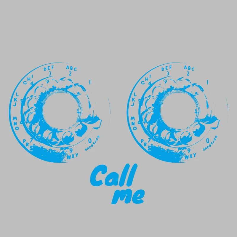 Telefon Romantic - version blau