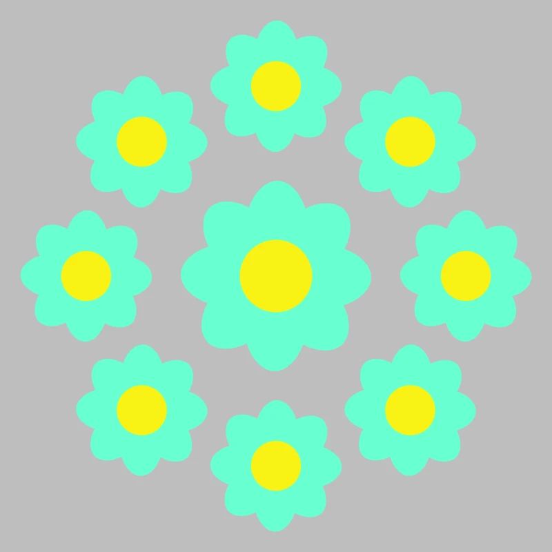 Beaucoup de fleurs colorées belle conception de motif décoratif