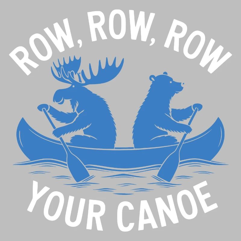Rame, rame, rame ton canoë