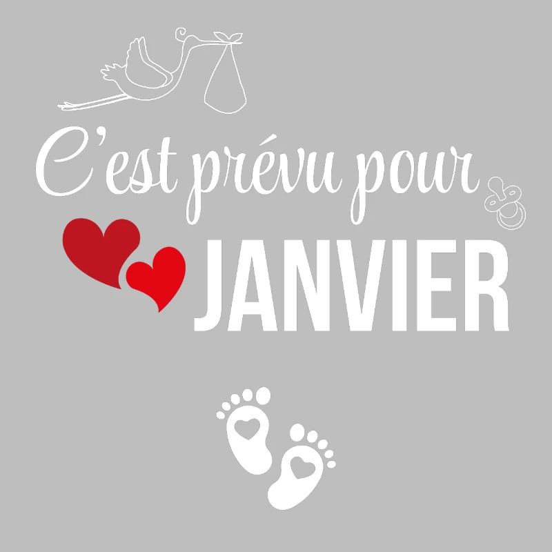 C’est prévu pour janvier - annonce de grossesse