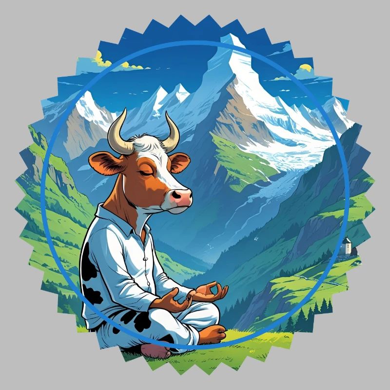 Silent Cow Deep Thoughts