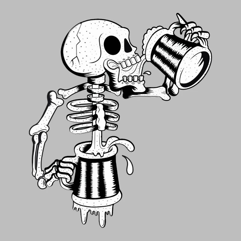 Always thirsty | Skeleton | Permanent drinker